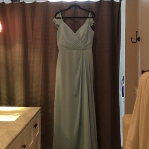 Light blue bridesmaid dress